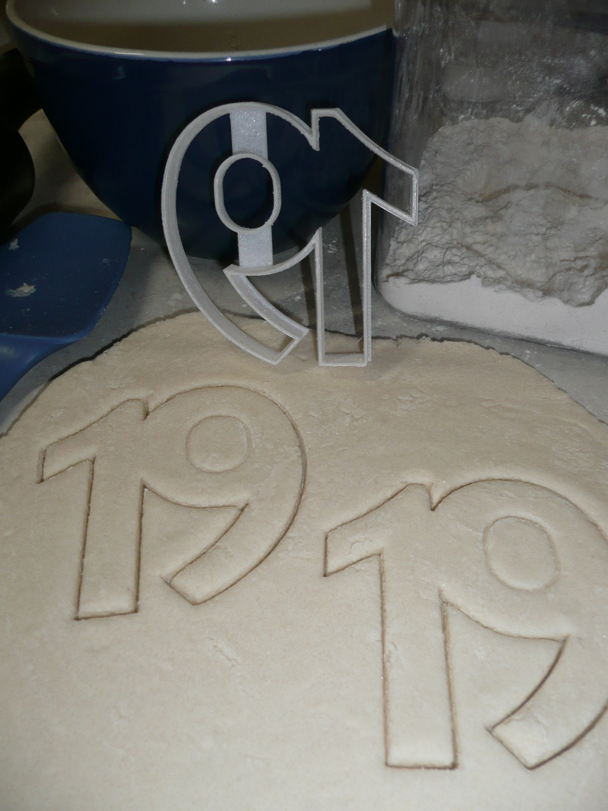 Number 19 Nineteen Birthday Anniversary Sports Cookie Cutter USA PR108-19