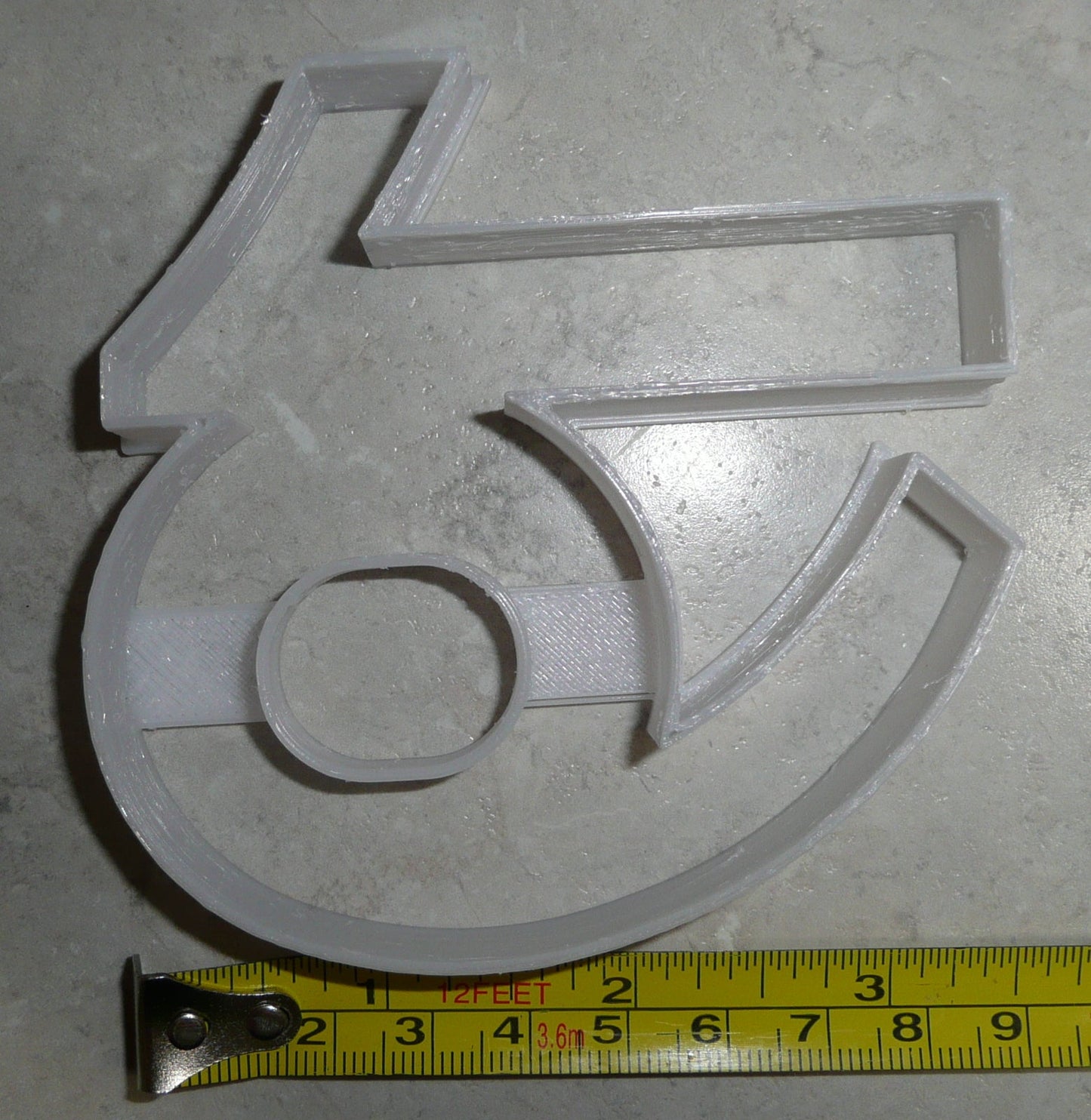 Number 19 Nineteen Birthday Anniversary Sports Cookie Cutter USA PR108-19