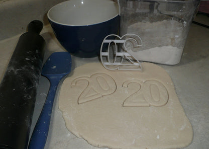 Number 20 Twenty Birthday Anniversary Party Cookie Cutter Made in USA PR108-20