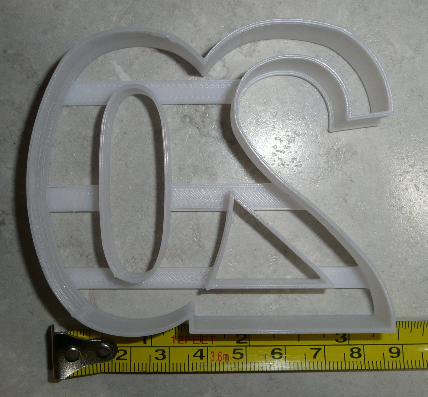 Number 20 Twenty Birthday Anniversary Party Cookie Cutter Made in USA PR108-20