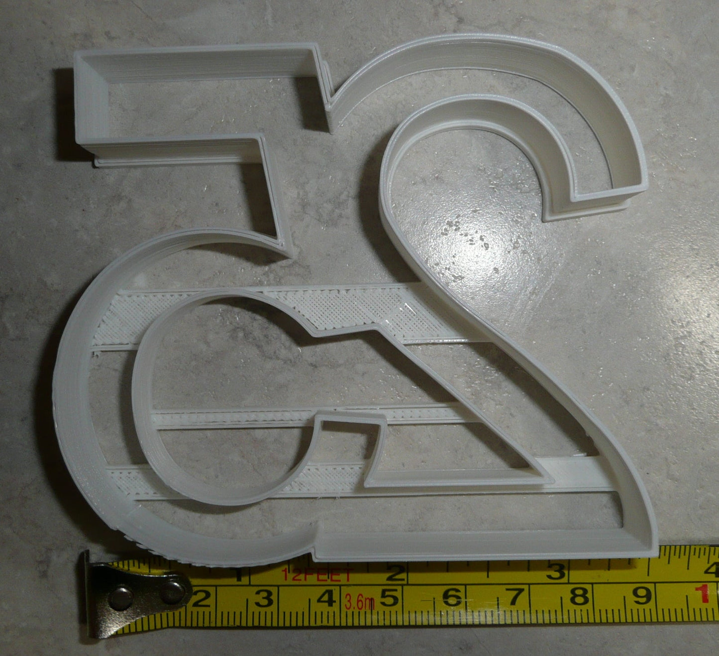 Number 25 Twenty Five Birthday Anniversary Sports Cookie Cutter USA PR108-25