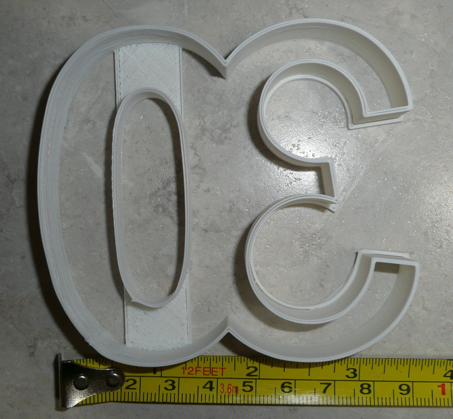 Number 30 Thirty Birthday Anniversary Sports Cookie Cutter USA PR108-30