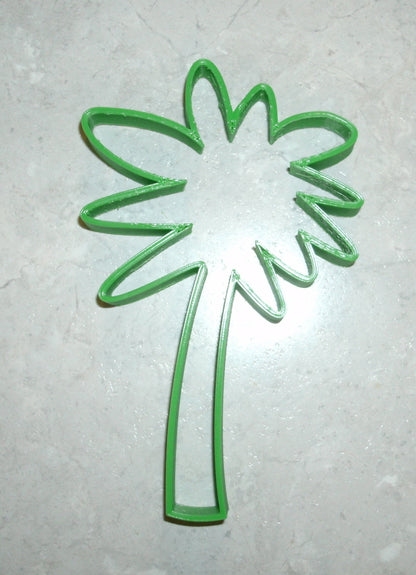 6x Palm Tree Fondant Cutter Cupcake Topper Size 1.75" USA FD592