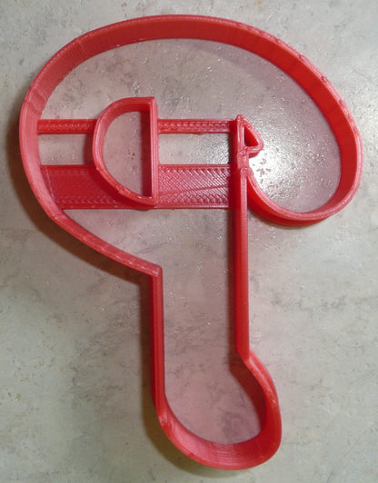 Philadelphia Phillies P Letter Baseball Cookie Cutter Made in USA PR2542