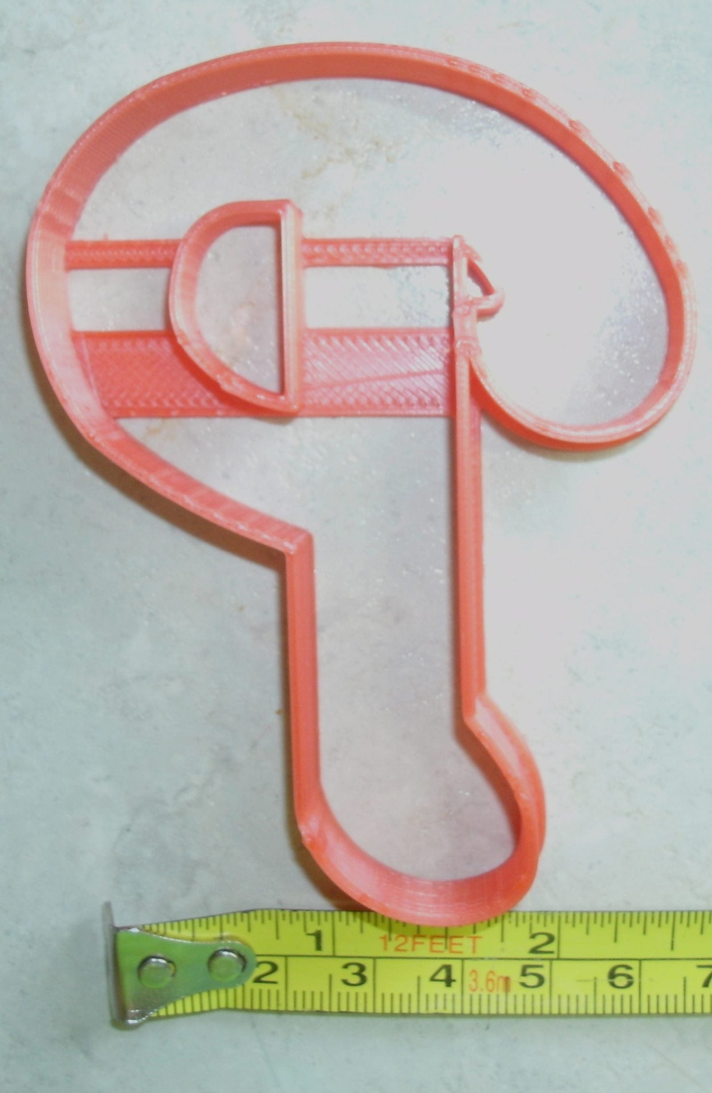 Philadelphia Phillies P Letter Baseball Cookie Cutter Made in USA PR2542