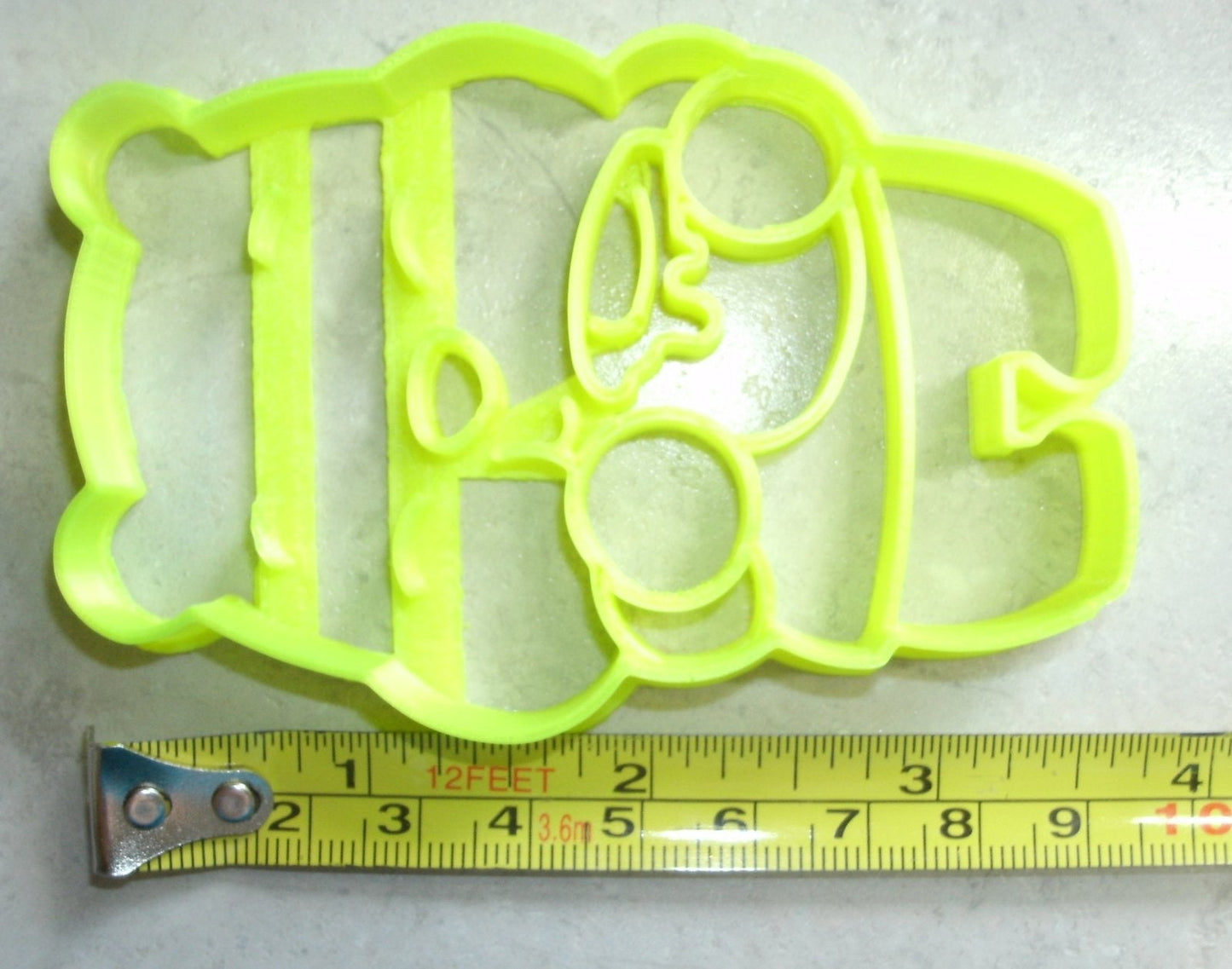 Winnie The Pooh Holding Honey Hunny Pot Cookie Cutter Made In USA PR2374
