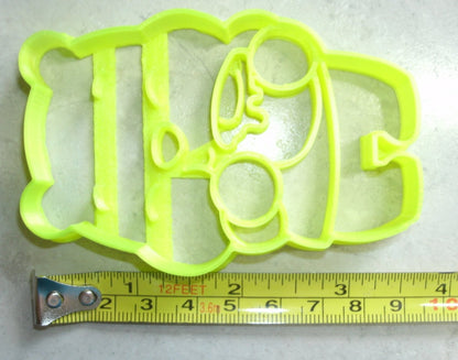 Winnie The Pooh Holding Honey Hunny Pot Cookie Cutter Made In USA PR2374