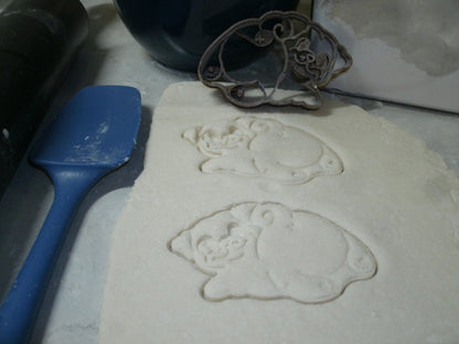 Pug Butt Back Dog Breed Curly Tail Cookie Cutter Made In USA PR2371
