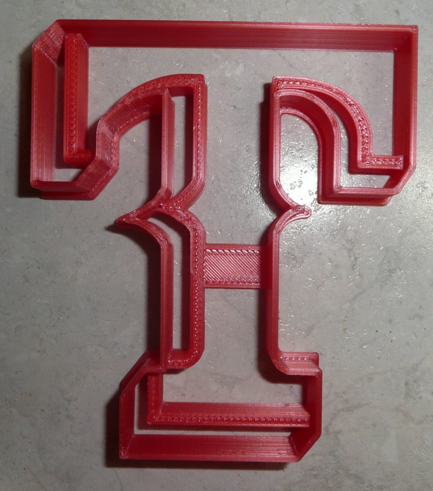 Texas Rangers T Logo MLB Baseball Team Sports Athletics Cookie Cutter USA PR2575