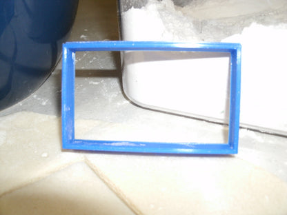 Rectangle Shape Box Frame Outline Cookie Cutter Made in USA PR696