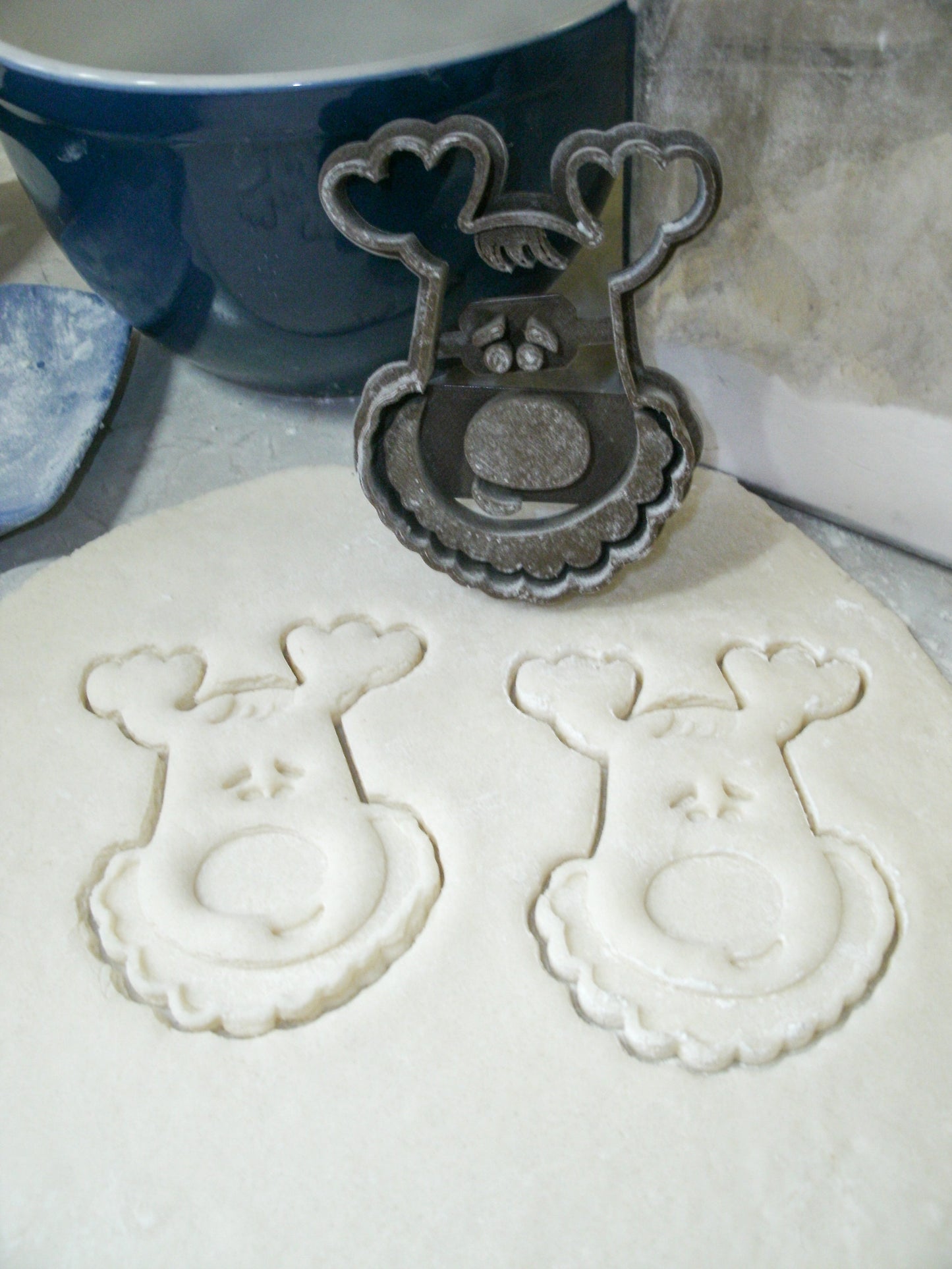 Reindeer Deer Head Kids Cartoon Animal Christmas Cookie Cutter USA PR121