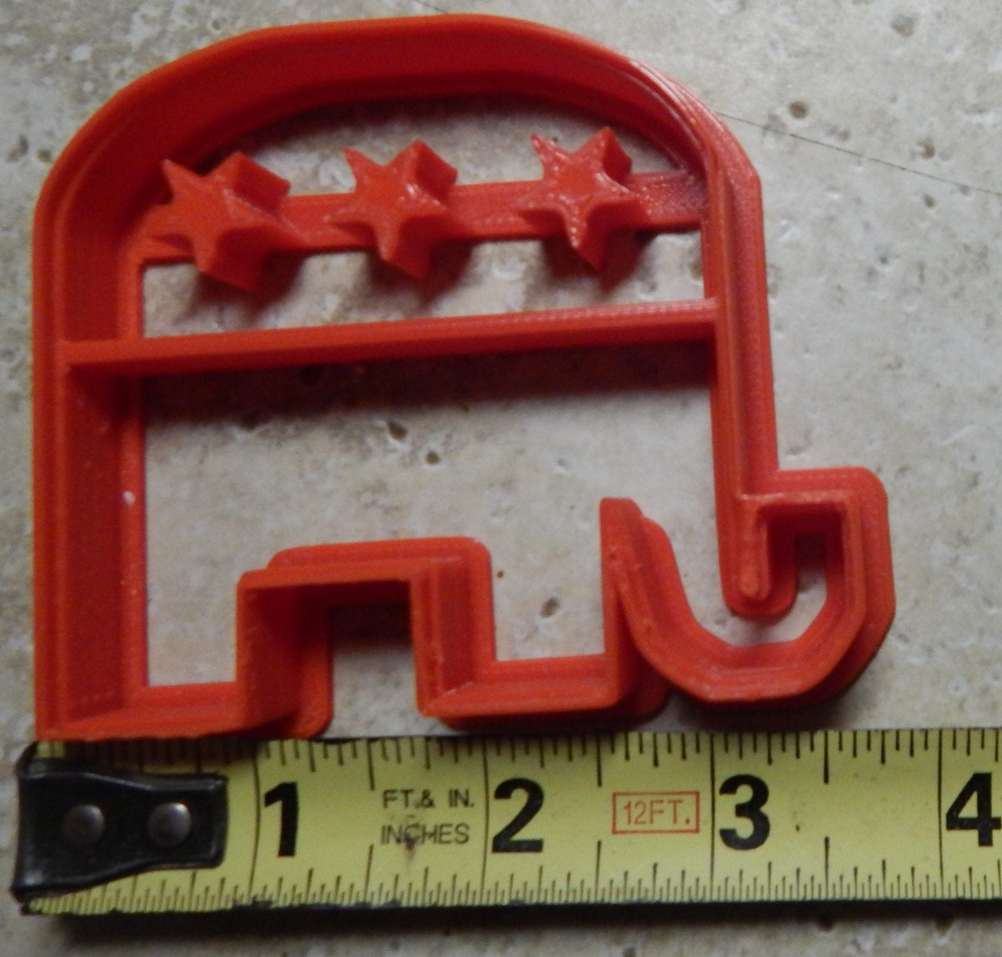 Republican Election Politics Political Elephant Cookie Cutter Made In USA PR2137