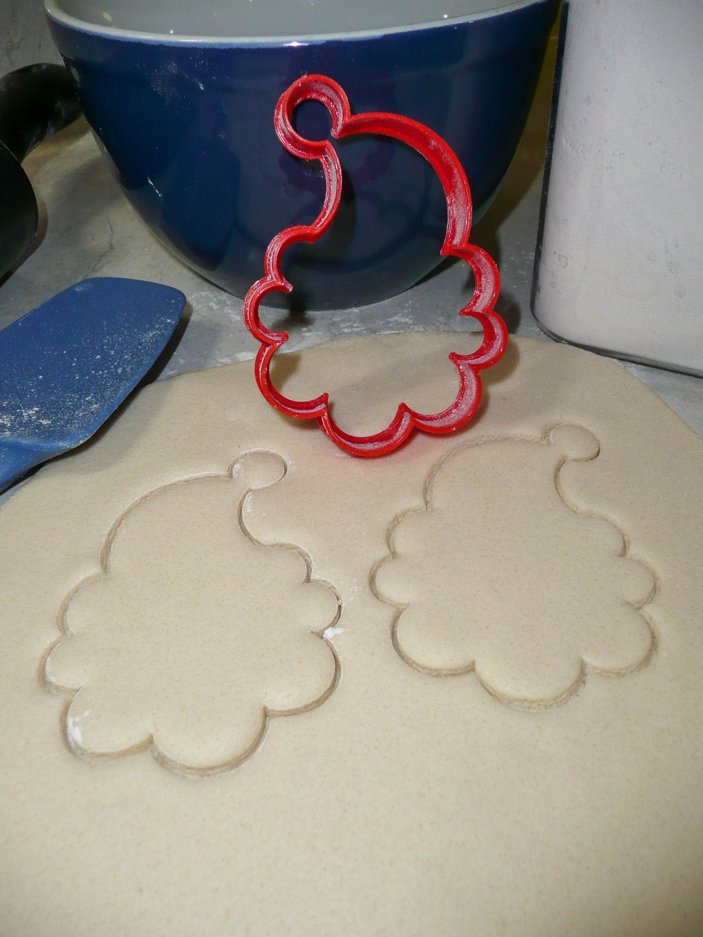 Santa Claus Saint Nicholas With Hat Outline Christmas Cookie Cutter USA PR2204