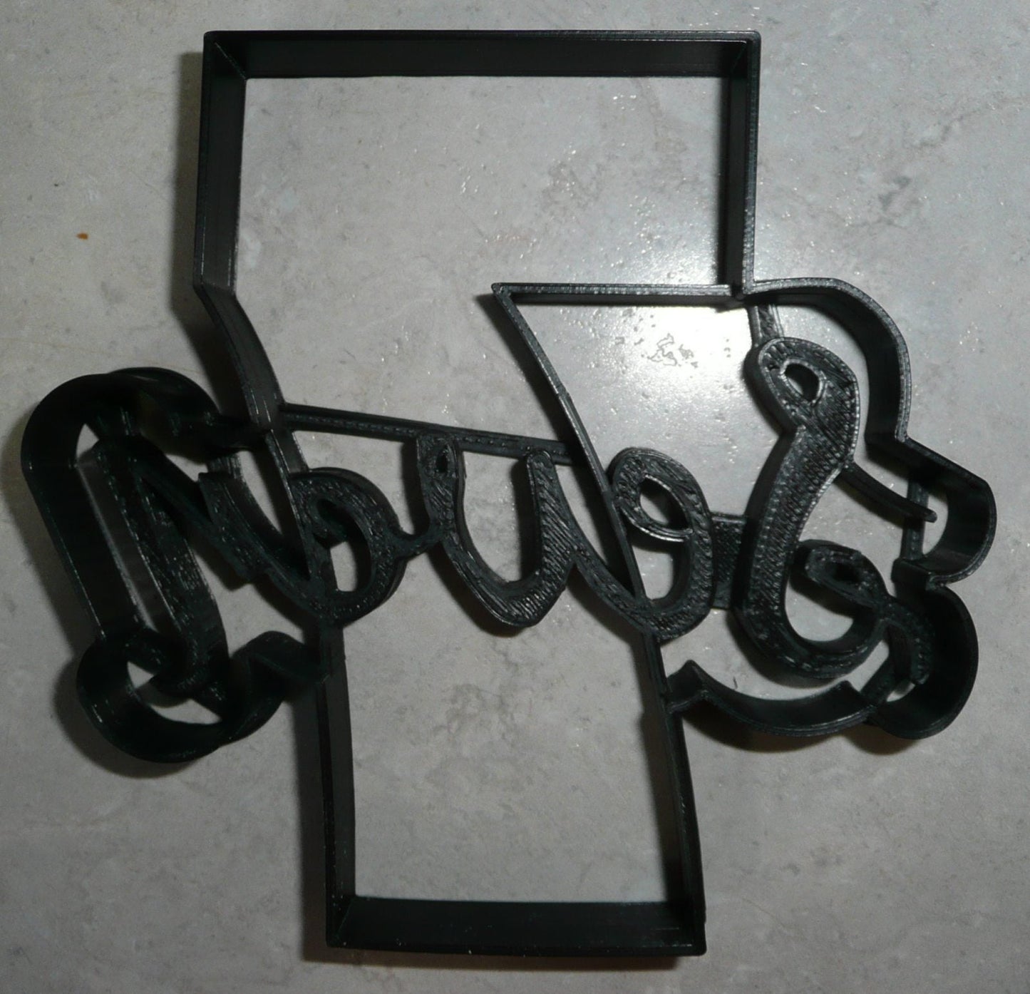 Number Seven 7 With Word Birthday Anniversary Cookie Cutter USA PR2408