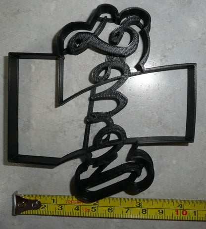 Number Seven 7 With Word Birthday Anniversary Cookie Cutter USA PR2408