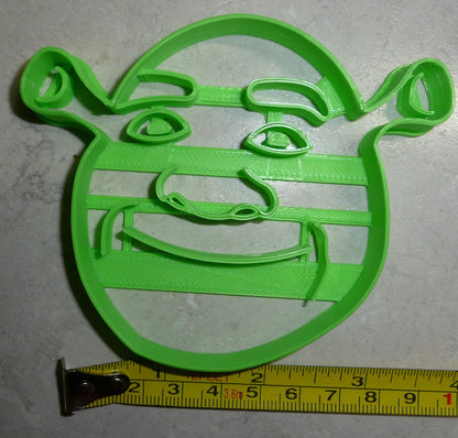Shrek Face Green Ogre Movie Character Cookie Cutter Made In USA PR2529