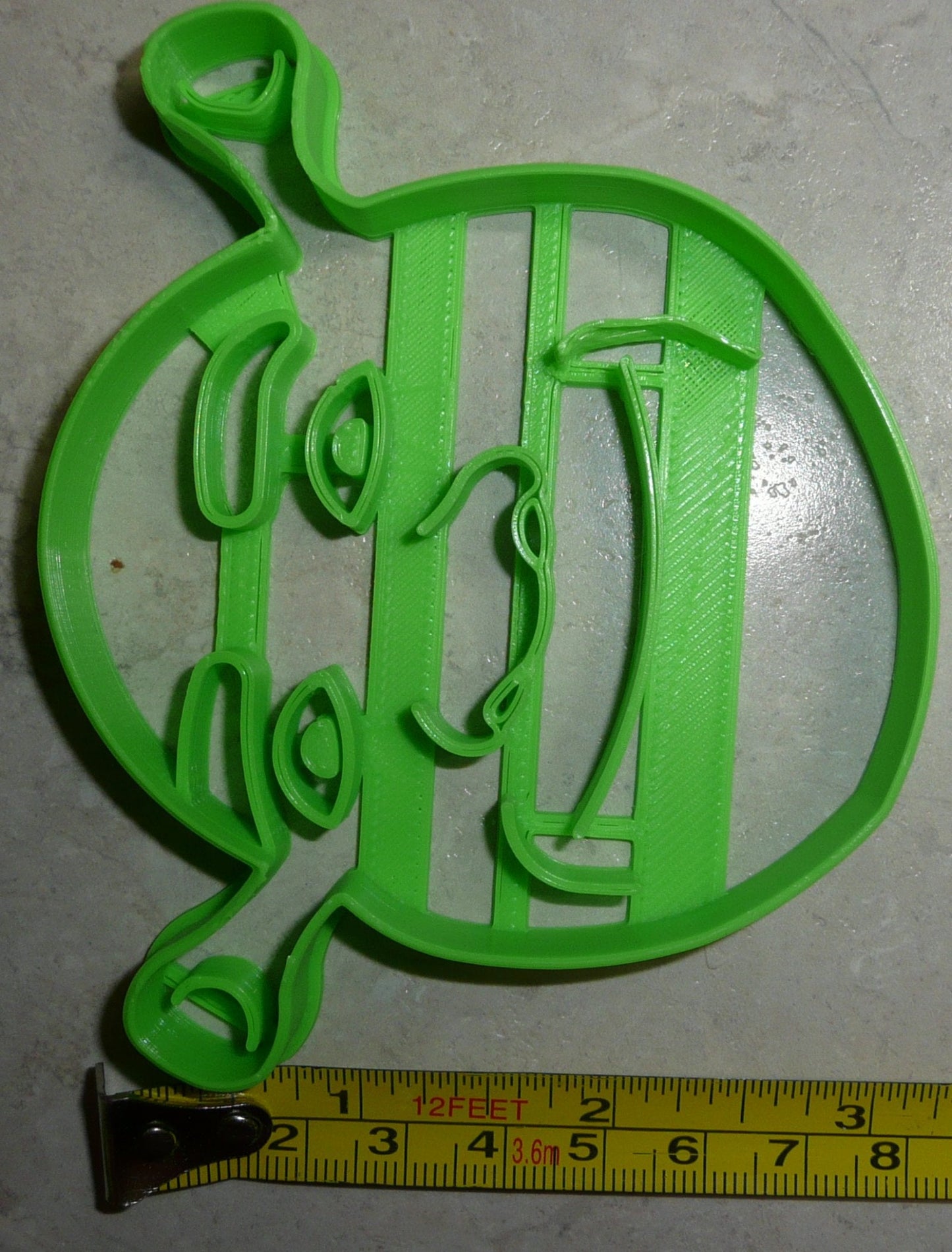 Shrek Face Green Ogre Movie Character Cookie Cutter Made In USA PR2529