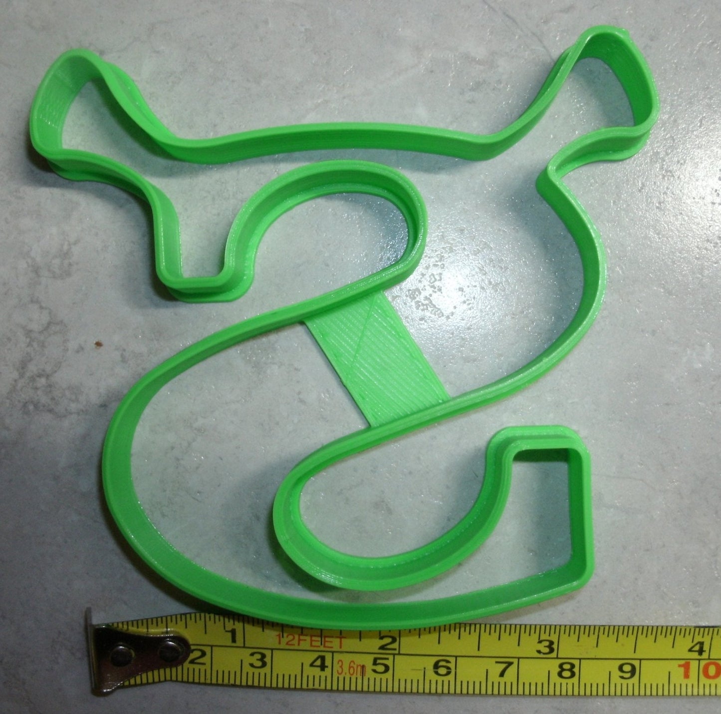 Shrek S Logo Horns Green Ogre Kids Movie Cookie Cutter Made In USA PR2528