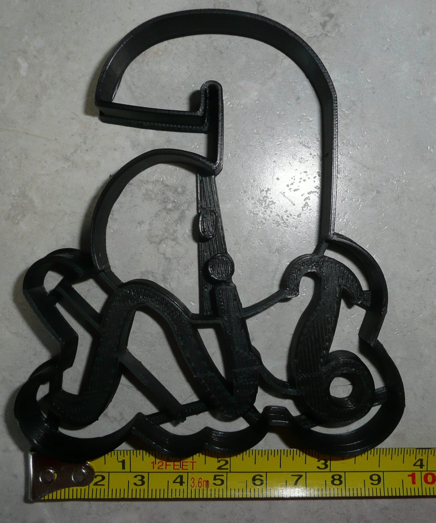 Number Six 6 With Word Birthday Anniversary Cookie Cutter USA PR2407