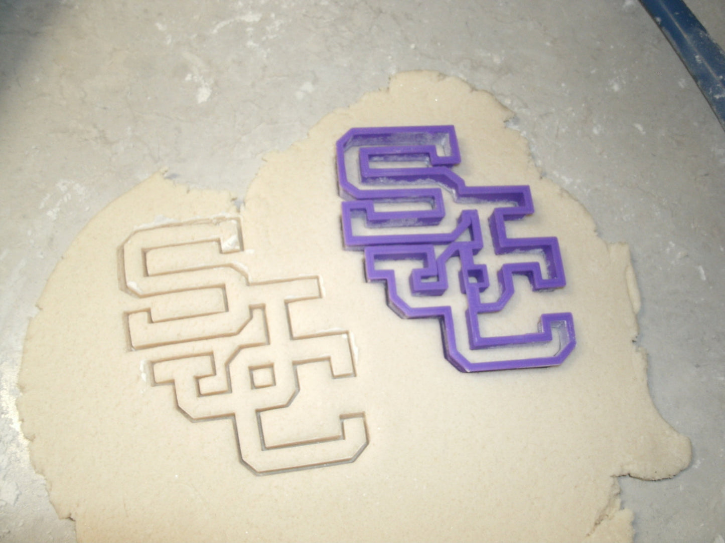 Saint Joseph's College SJC Block Letters Cookie Cutter Made In USA PR857