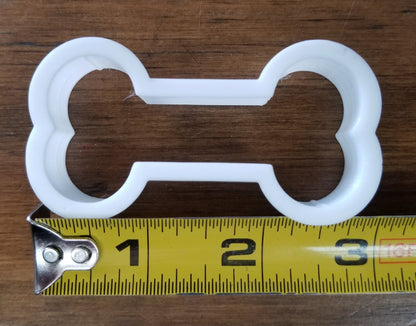 Dog Bone Biscuit Outline Cookie Cutter Made in USA PR100
