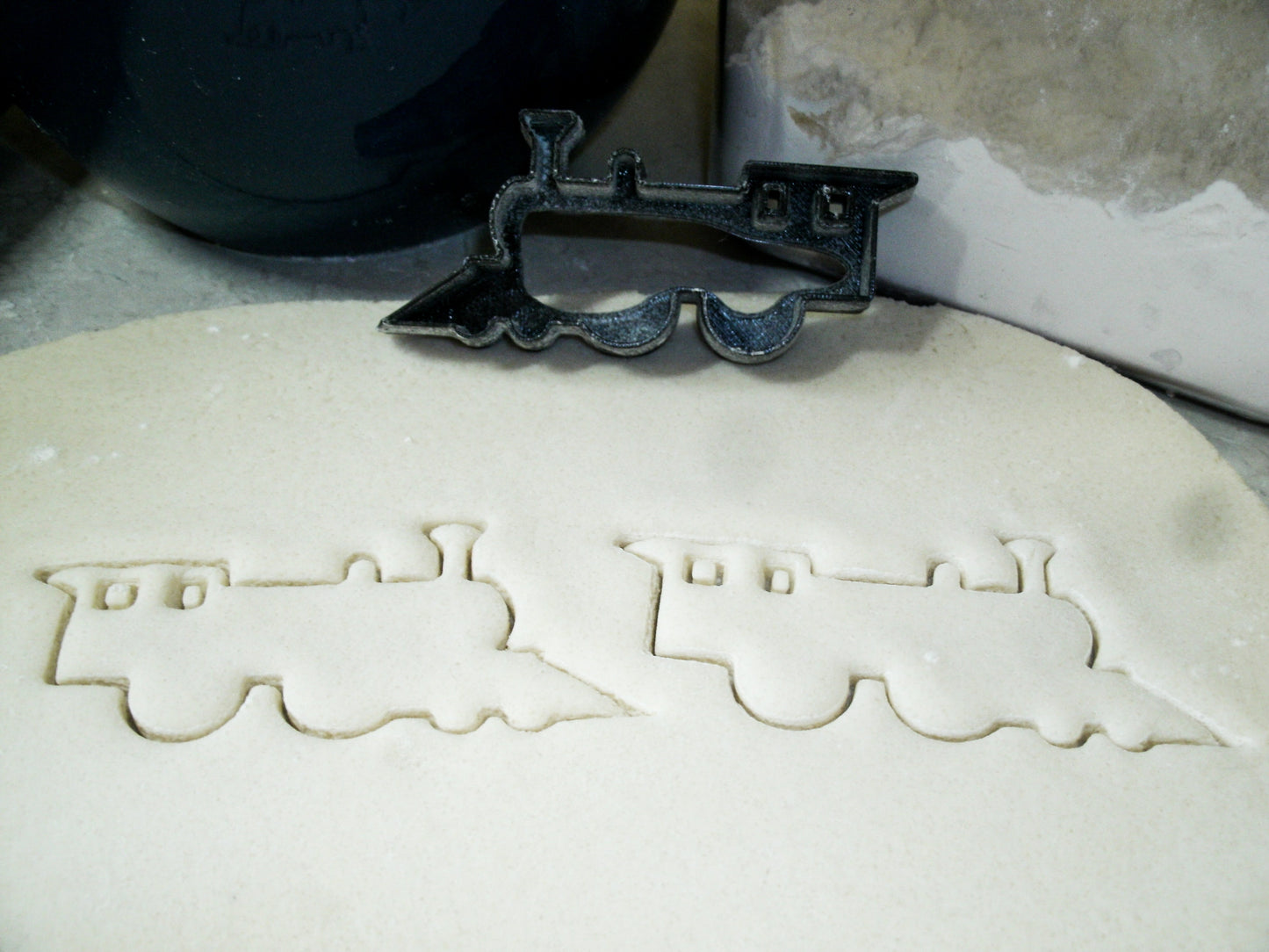 Steam Train Locomotive Engine Travel Transportation Cookie Cutter USA PR279