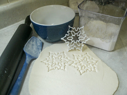 Snowflake With Details Christmas Snow Winter Season Cookie Cutter USA PR179