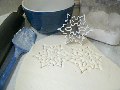 Snowflake With Details Christmas Snow Winter Season Cookie Cutter USA PR179