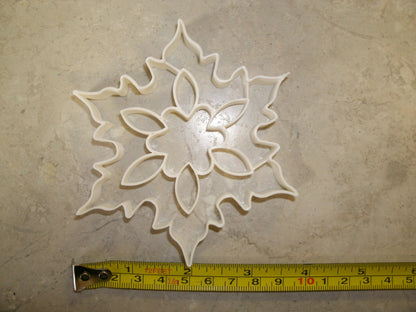 Snowflake With Details Christmas Snow Winter Season Cookie Cutter USA PR179