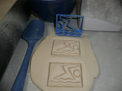 Swimming Swim Logo Pool Exercise School Sport Cookie Cutter Made In USA PR2498