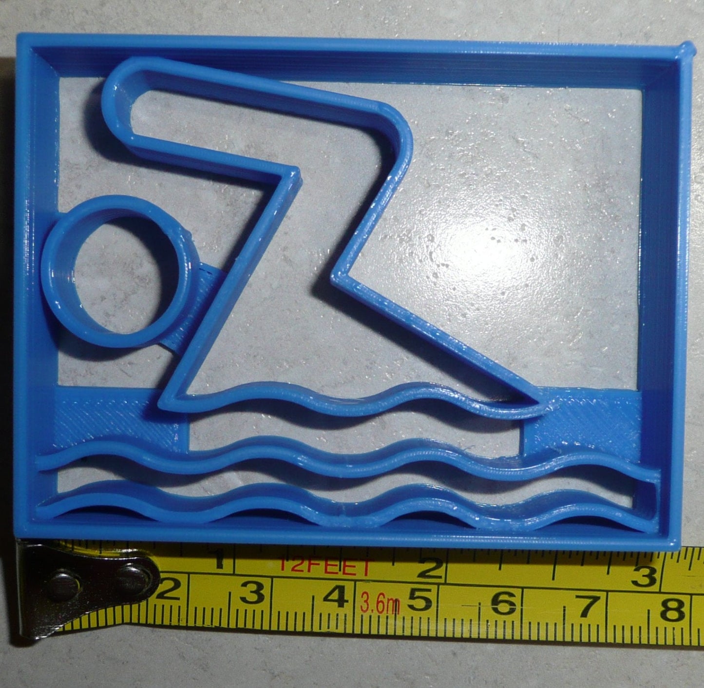 Swimming Swim Logo Pool Exercise School Sport Cookie Cutter Made In USA PR2498
