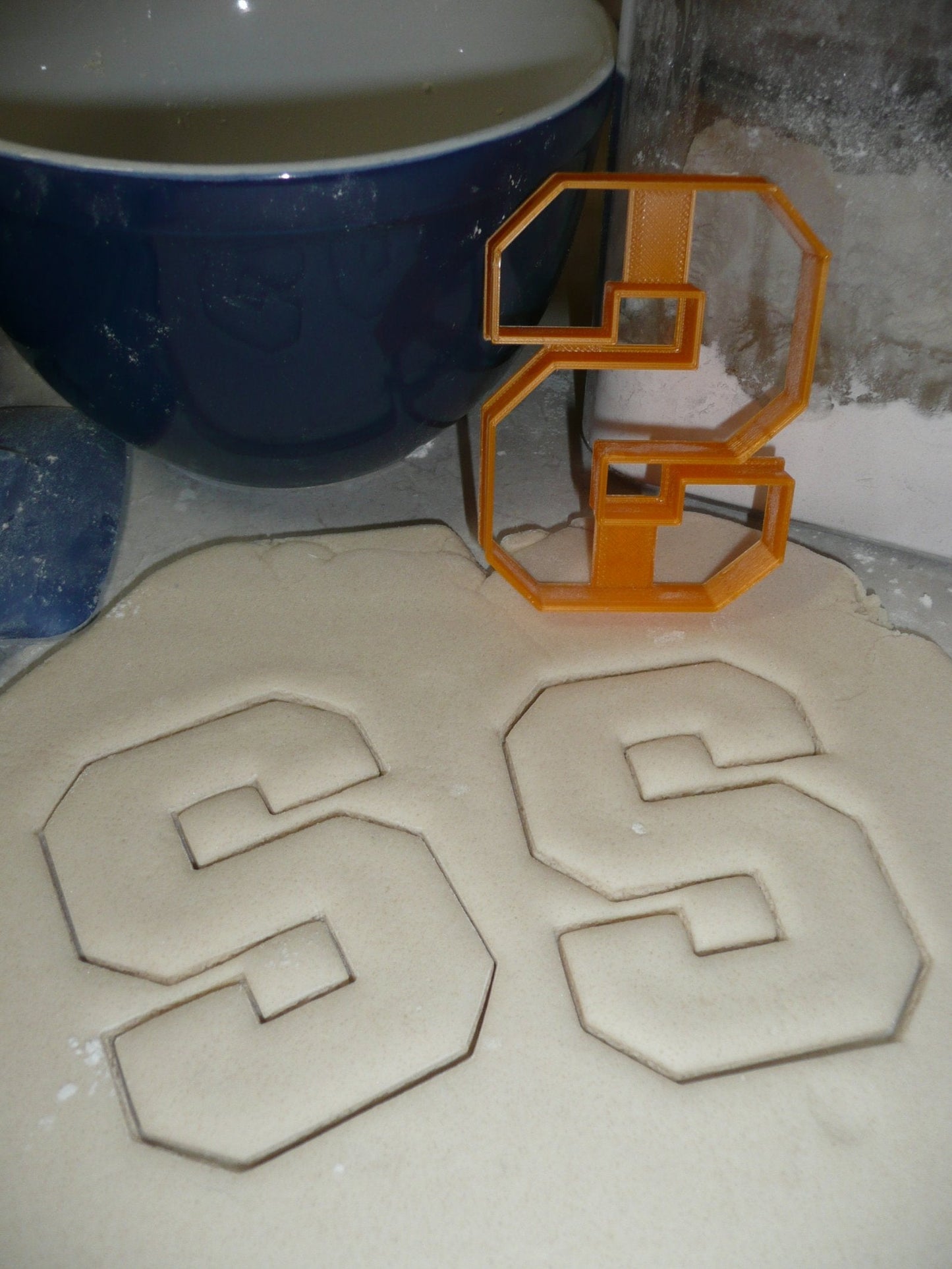 Syracuse University Orange S Letter Team Sports Athletics NCAA Special Occasion Cookie Cutter Baking Tool Made In USA PR2447