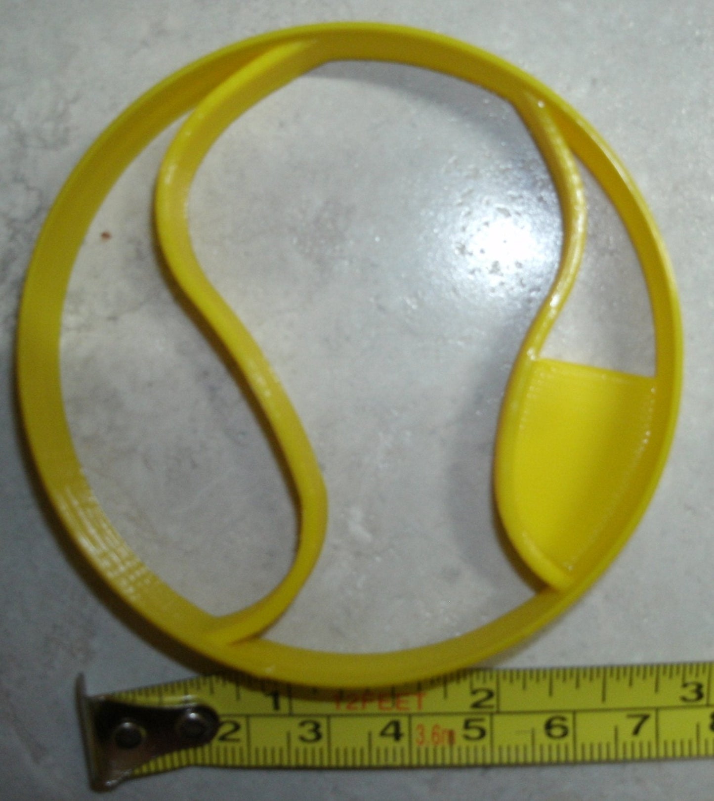 Tennis Ball Singles Doubles Match Sports Cookie Cutter Made In USA PR2500