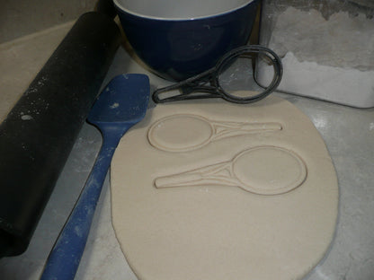Tennis Racket Singles Doubles Match Sports Cookie Cutter Made In USA PR2499