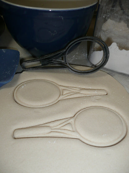 Tennis Racket Singles Doubles Match Sports Cookie Cutter Made In USA PR2499