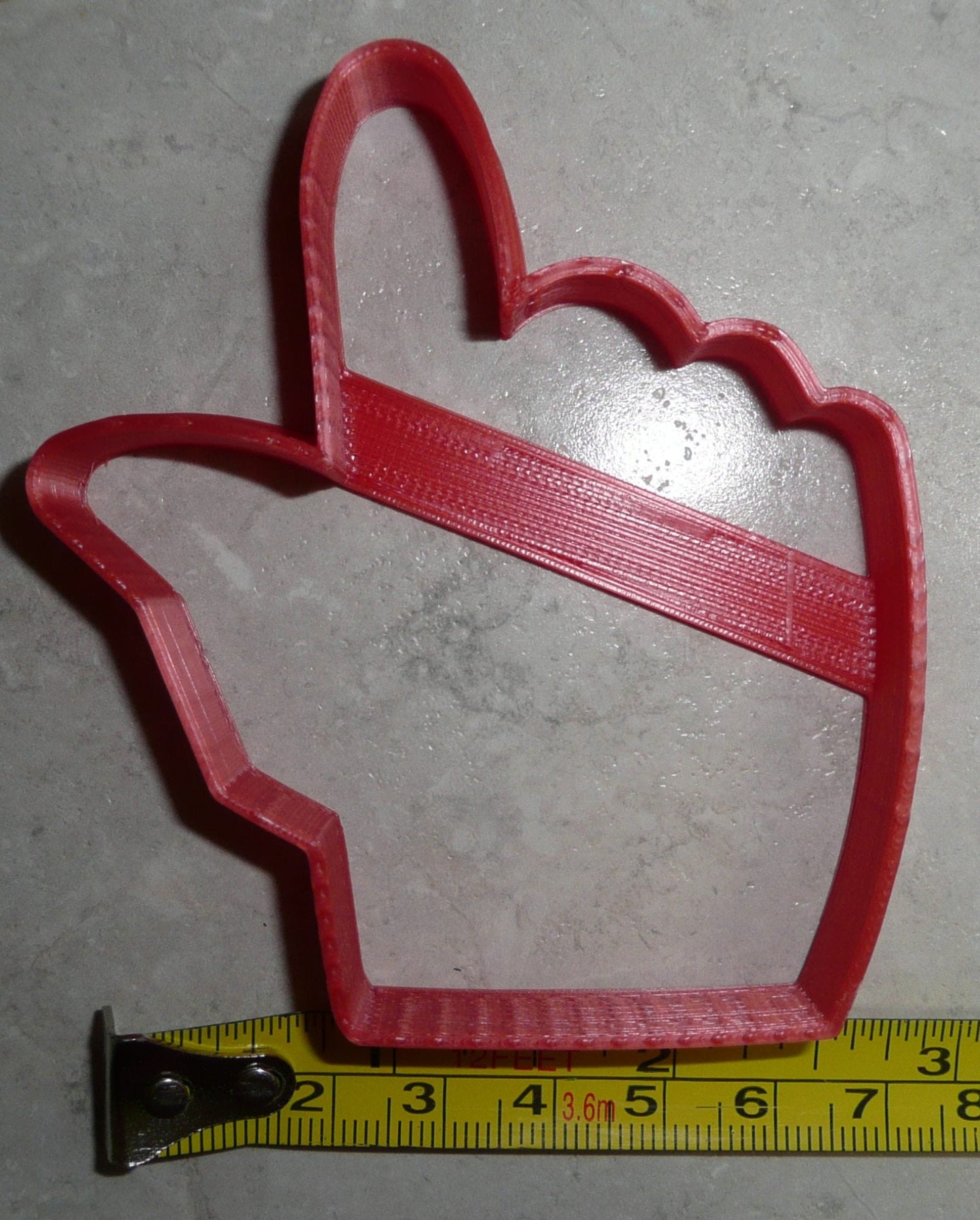 Guns Up Slogan Hand Texas Tech University Sports Cookie Cutter USA PR2655