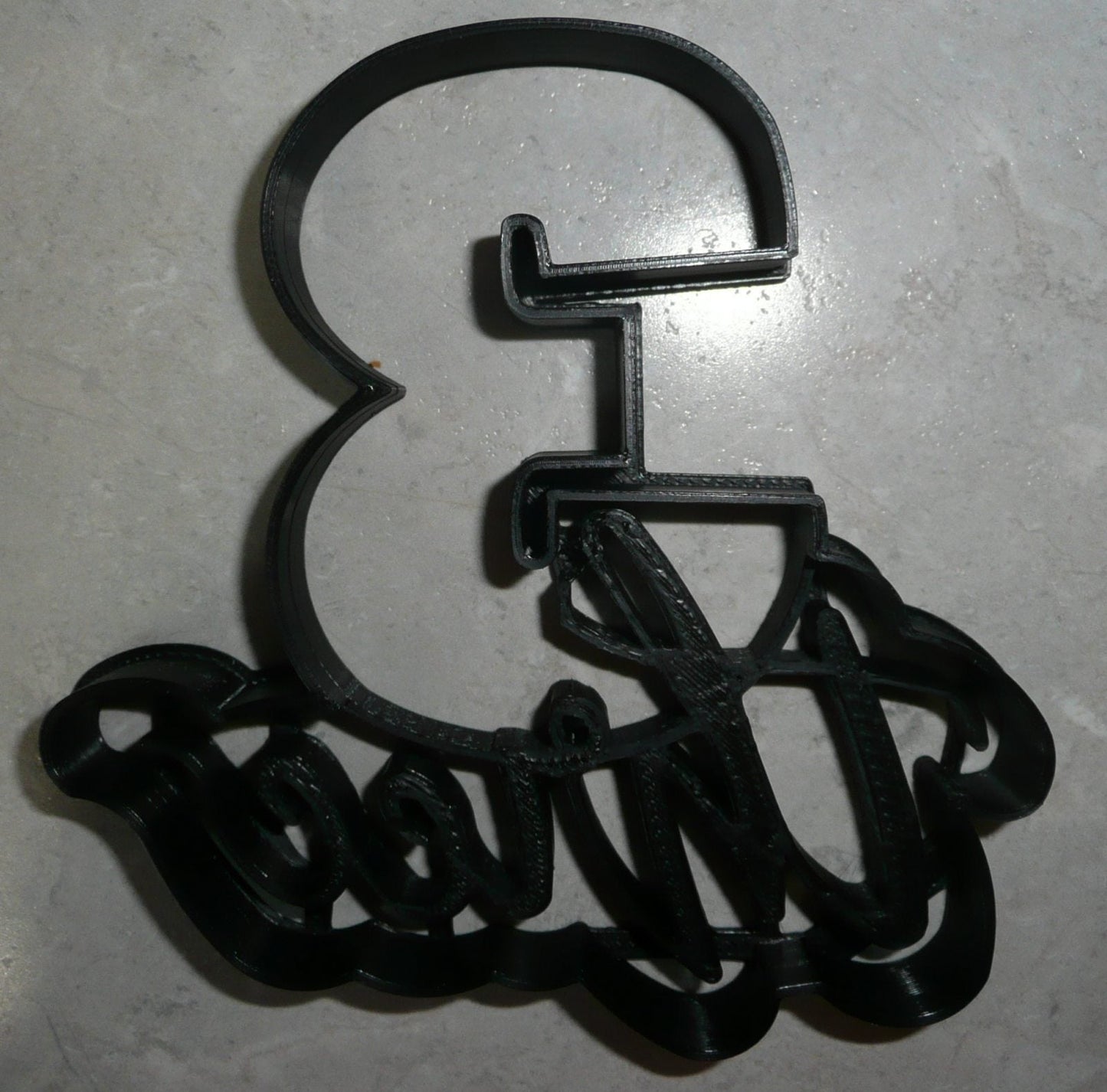 Number Three 3 With Word Birthday Anniversary Cookie Cutter USA PR2404