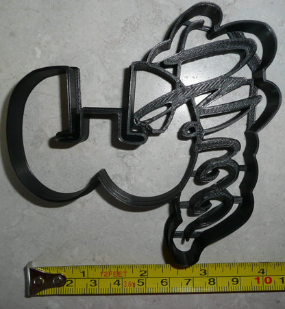 Number Three 3 With Word Birthday Anniversary Cookie Cutter USA PR2404