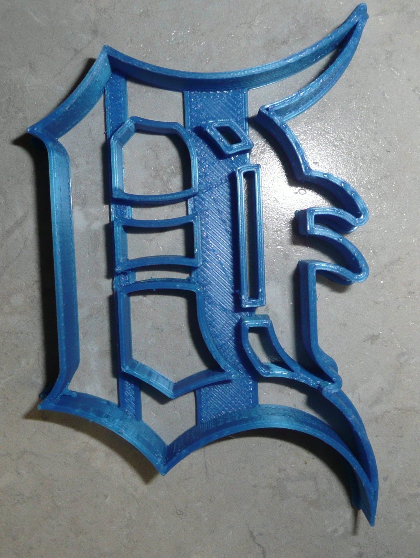 6x Detroit Tigers Fondant Cutter Cupcake Topper 1.75 IN USA FD2570