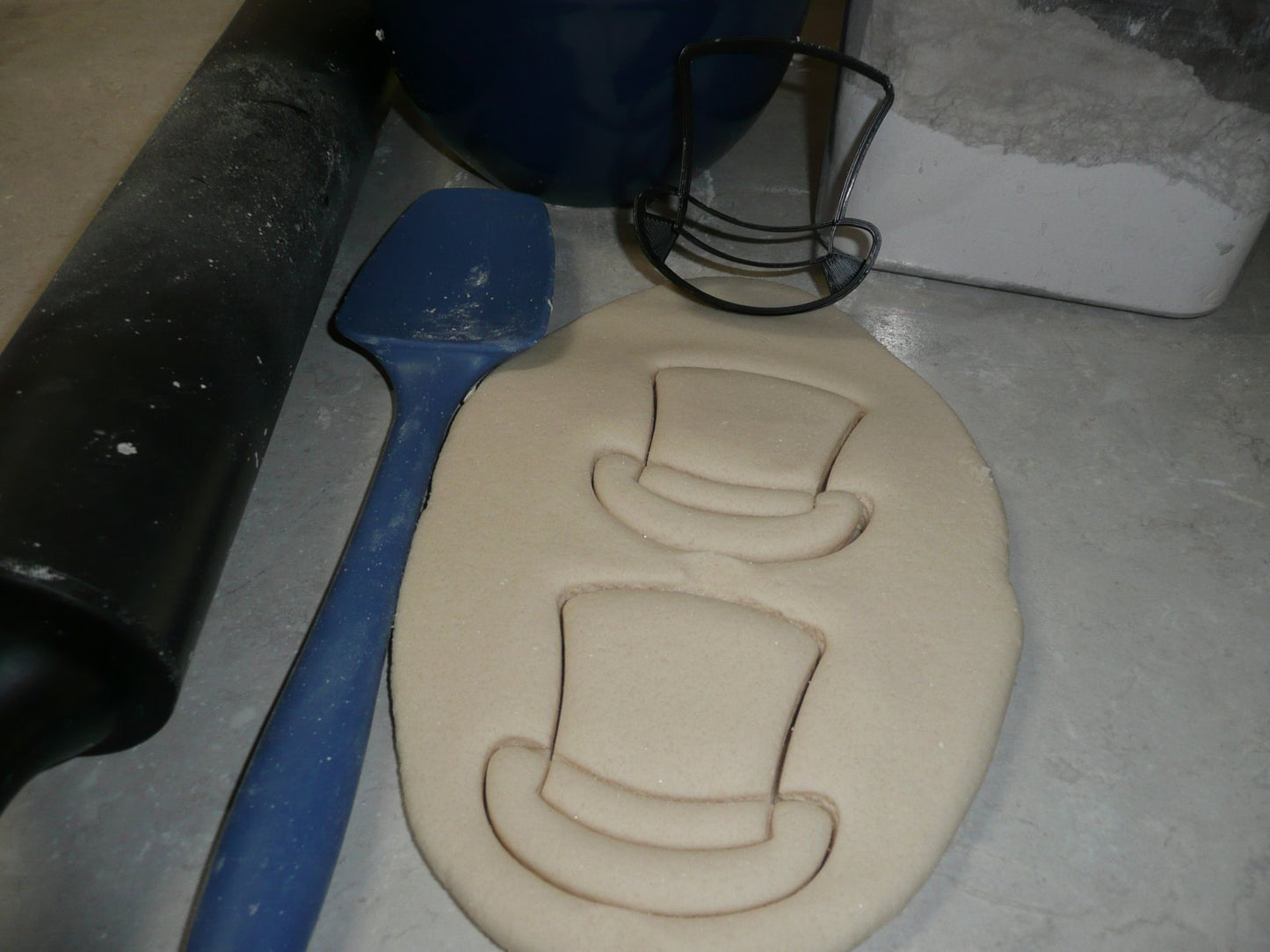 Top Hat Groom Wedding Magician Uncle Sam Snowman Cookie Cutter USA PR2503