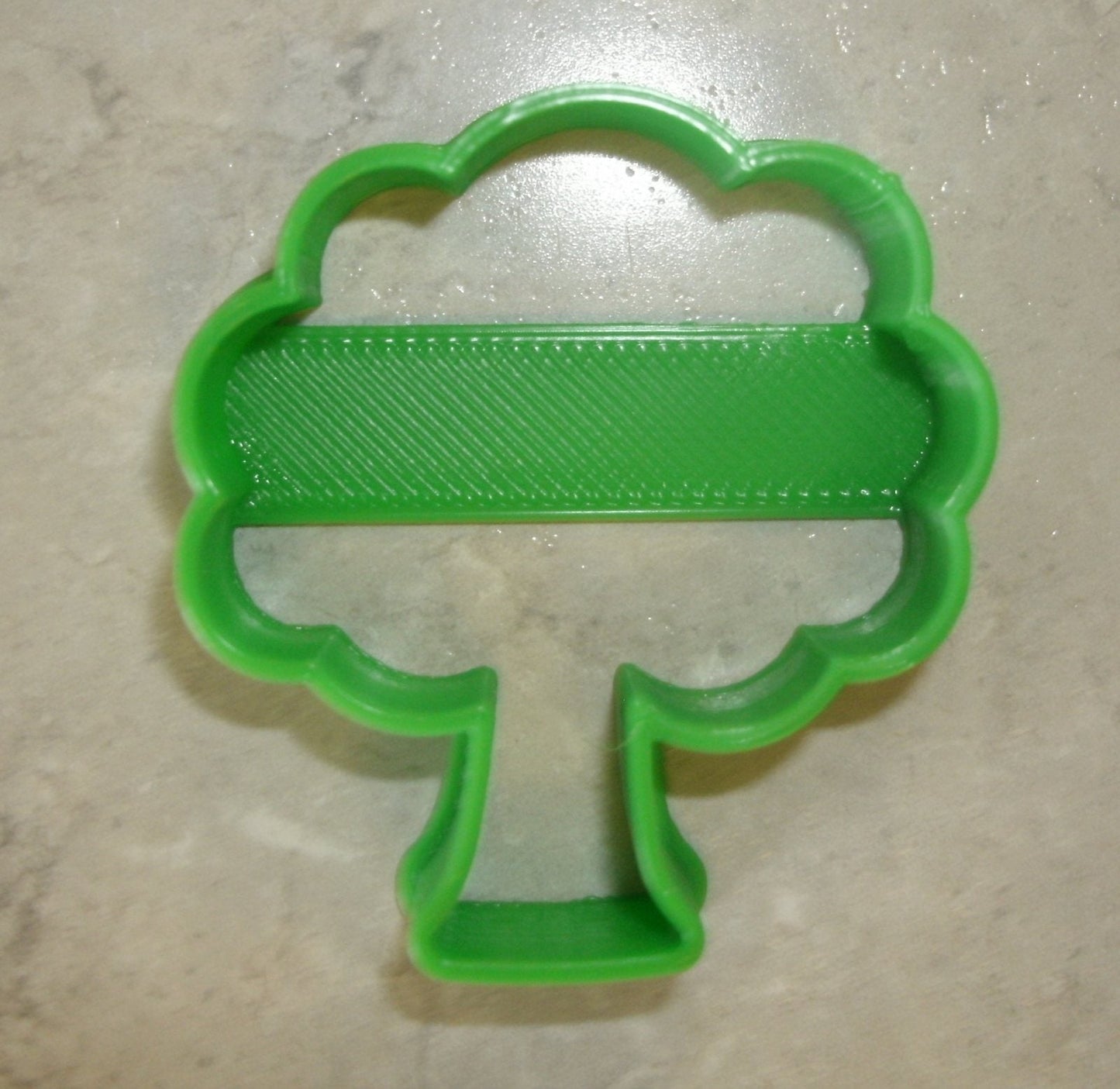 6x Tree Outline Fondant Cutter Cupcake Topper Size 1.75" USA FD765