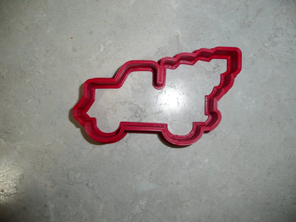 Classic Pickup Truck with Christmas Tree Outline Cookie Cutter USA PR2033