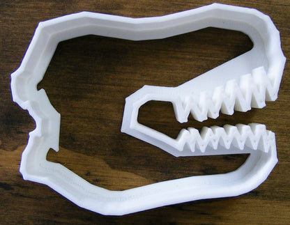 T-Rex Dinosaur Head Tyrannosaurus Rex Cookie Cutter Made in USA PR92