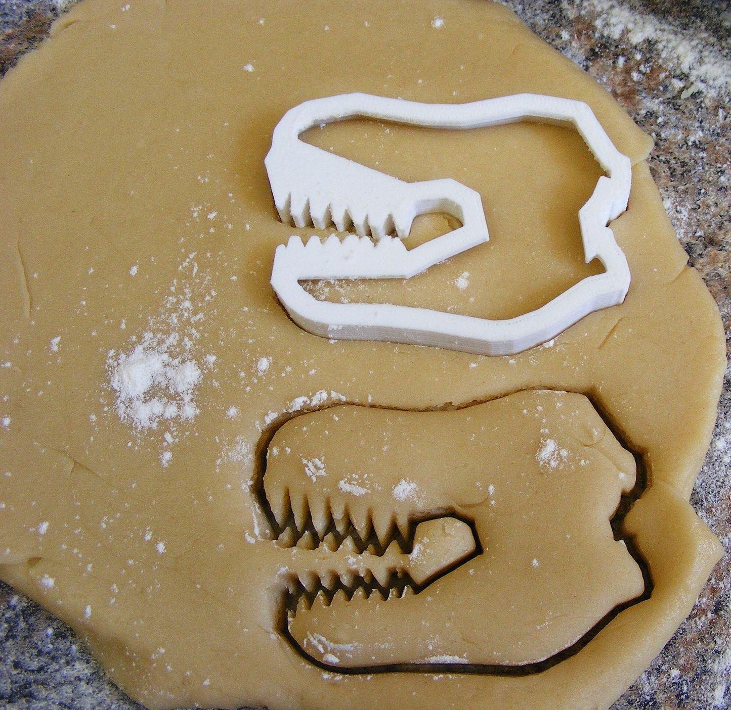 T-Rex Dinosaur Head Tyrannosaurus Rex Cookie Cutter Made in USA PR92