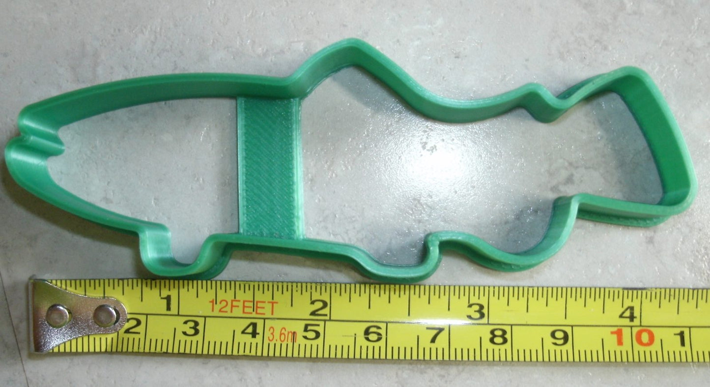 Trout Fish Fishing Lake Pond River Cookie Cutter Made In USA PR2739