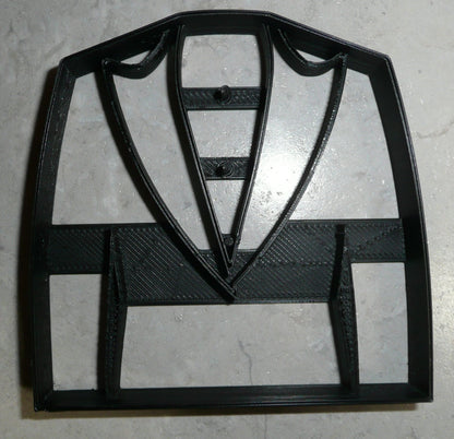 Tuxedo Tux Black Tie Formal Suit Wedding Bridal Shower Cookie Cutter USA PR2588