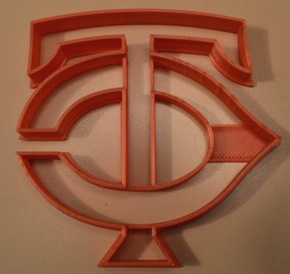 Minnesota Twins TC Letters Baseball Sports Cookie Cutter Made in USA PR2571