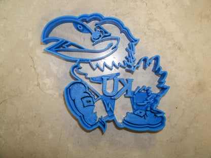 KU University of Kansas Jayhawks Cookie Cutter Made In USA PR2010