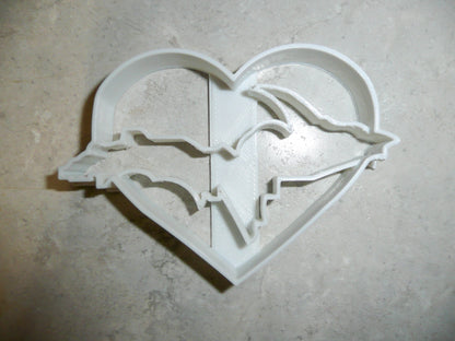 Michigan UP Upper Peninsula Outline With Heart Cookie Cutter Made In USA PR999