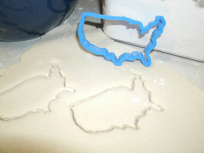 United States Of America Map Shape Outline Cookie Cutter Made in USA PR563